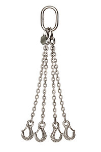 Stainless steel chain slings (4-leg) from cromox® (welded version)