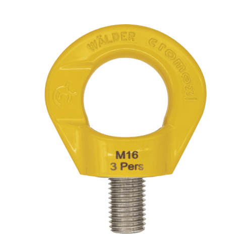 Swivel eye screw as Personal Protective Equipment (PPE) for 3 people